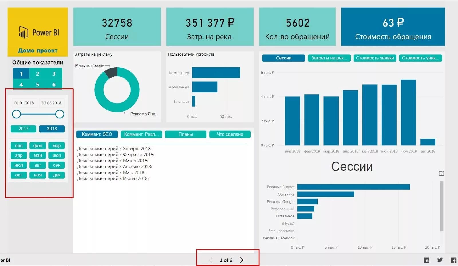 Наш опыт: делаем отчёты в POWER BI для агентства интернет-маркетинга. Читайте на