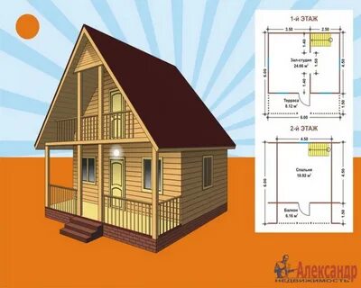 Проект каркасного дома 6 5