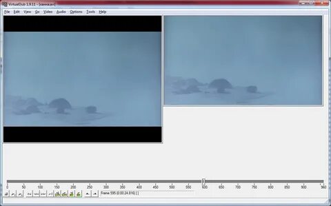 Обрезать границы видео