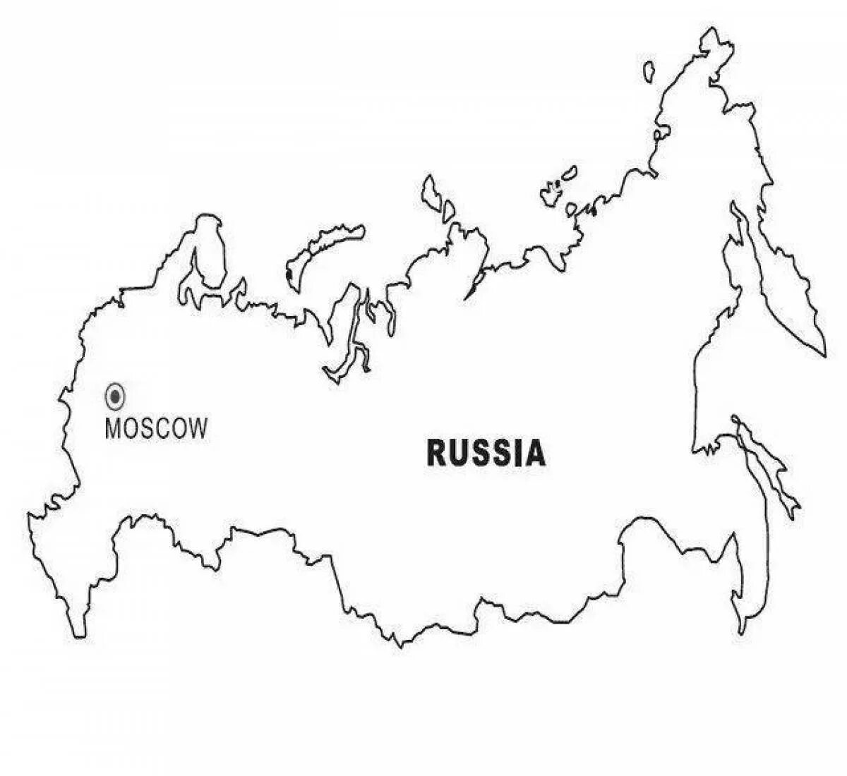 Карта России контур. Карта России для раскрашивания. Карта России раскраска. Очертания России. Карта россии распечатать на а4