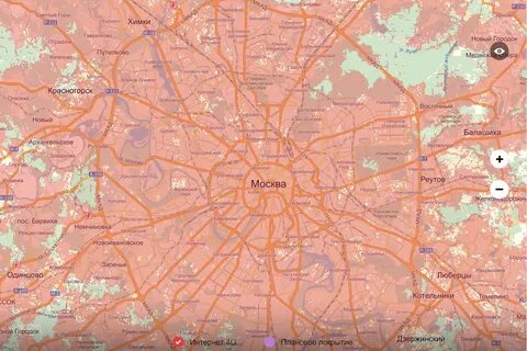Мтс на карте москвы