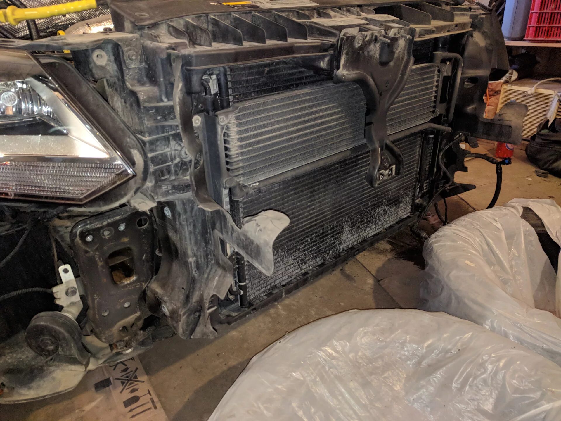✓ Мойка радиаторов - 116780 км. - Volkswagen Tiguan (1G), 2 л, 2010 года мойка D