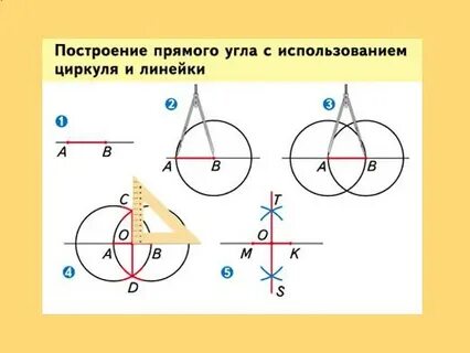 Построить угол с помощью циркуля и линейки