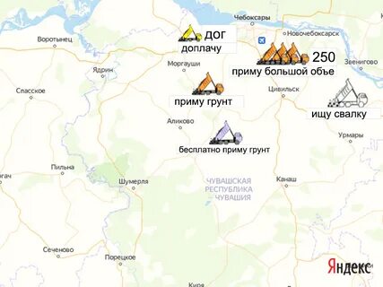 Нерудас весовые рамки на карте