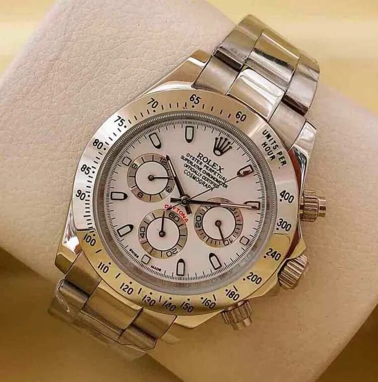 Rolex Daytona. Ролекс Дайтона серебро. Rolex Daytona Silver. Часы Rolex Daytona (механика). Купить часы ролекс копия