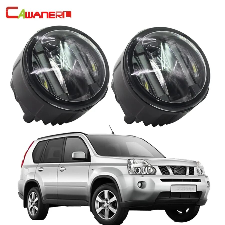 X trail противотуманки. Led ПТФ Nissan x-Trail t31. Светодиодные противотуманки на Ниссан х Трейл т31. Led фары Nissan x-Trail t31. ПТФ Ниссан х-Трейл т31 светодиодные.