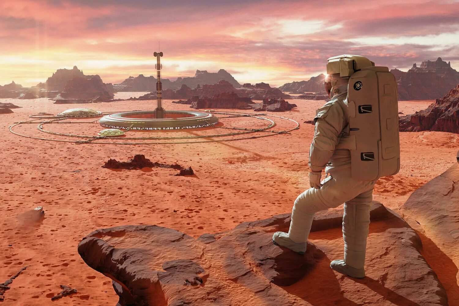Left on mars