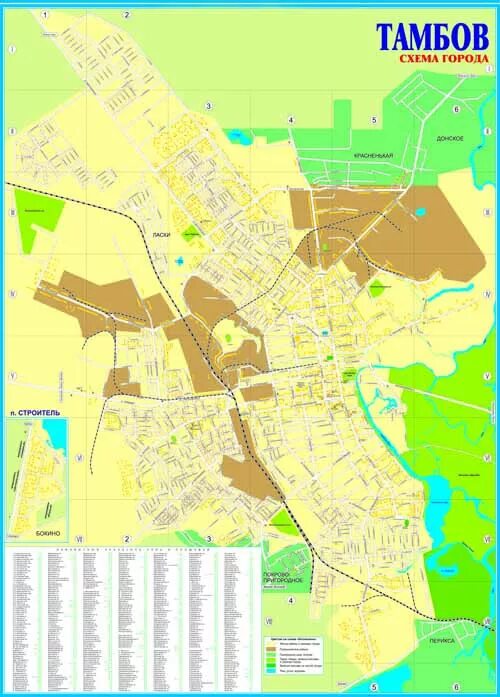 Местоположение транспорта в городе тамбове. Г Тамбов на карте. Город Тамбов на карте. Схема города Тамбова. Тамбов районы города на карте.