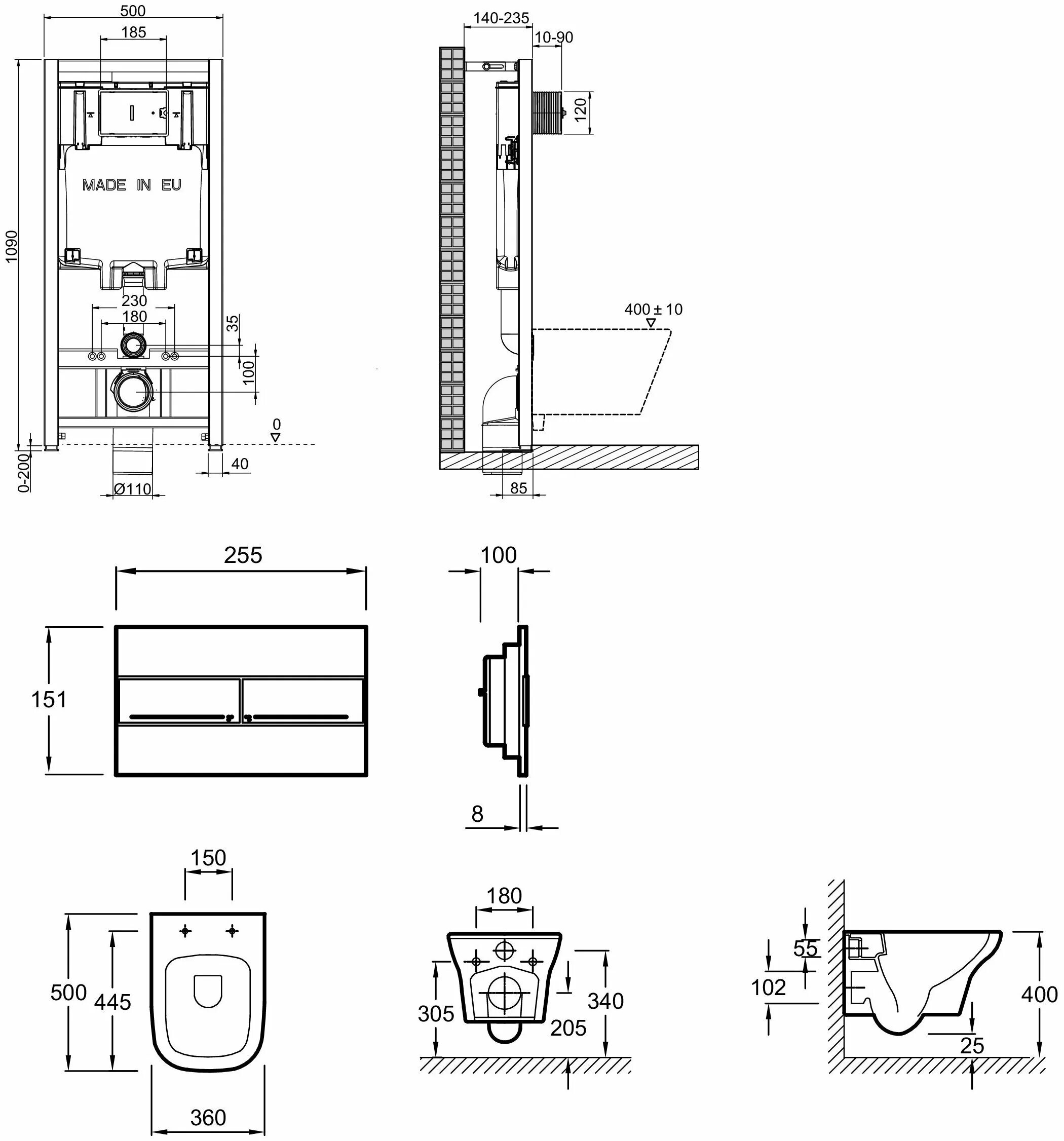 инсталляция для подвесного унитаза oli 74 plus двойная. размер под инсталляцию. 5. инсталляция grohe 38722001. схема установки инсталляции для унитаза.