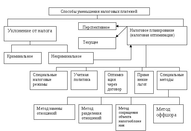 Основные платежи организации