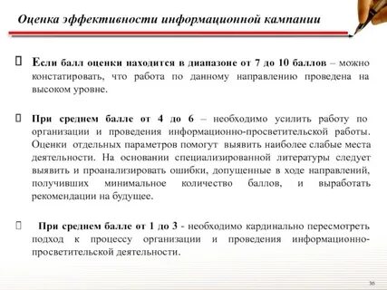 Провести информационную кампанию