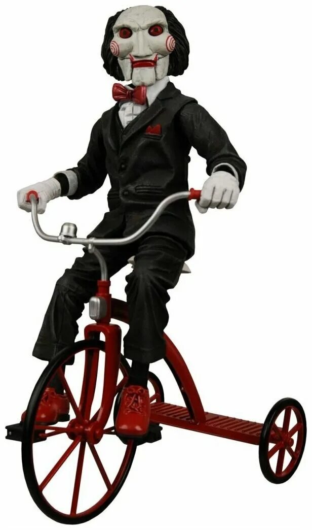 Кукла Билли на велосипеде фигурка 30 см Пила, Billy the Puppet with Tricycle - к