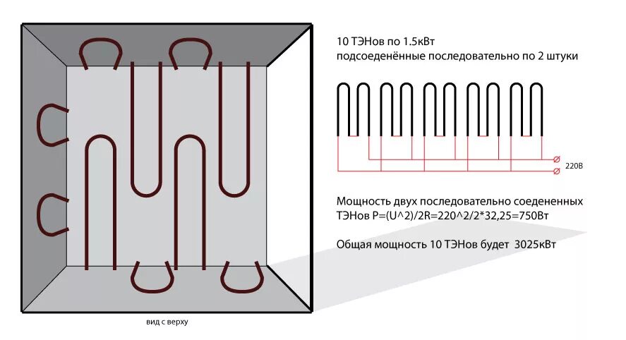 Последовательное соединение тэнов 380в. Подключение тэн на 2 фазы схема 380. Схема подключения двух тэнов 220. Последовательное соединение нагревателей мощность. Схема параллельного подключения 3 тэнов на 220.