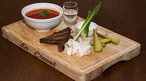 Борщ и сало меню