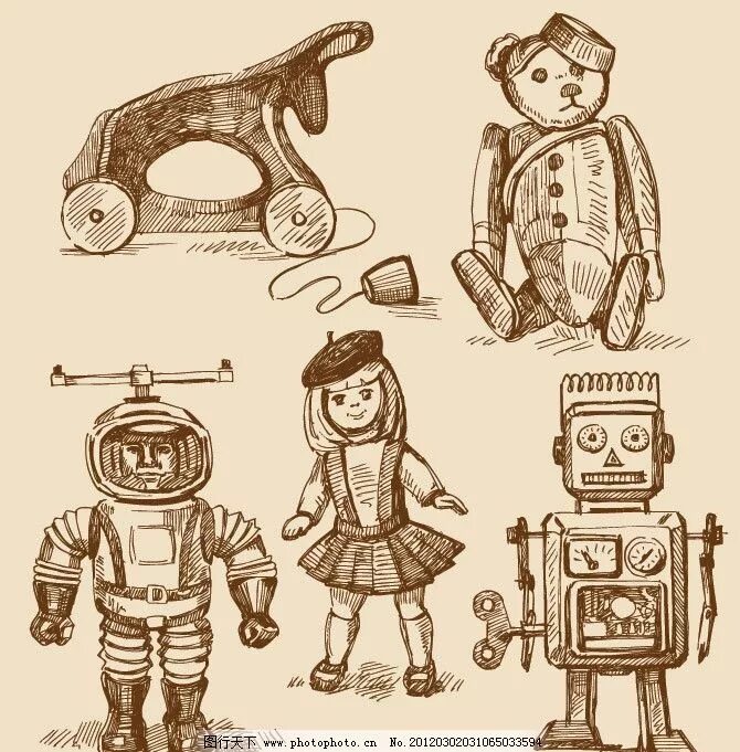 винтаж игрушки вектор. русский народный инструмент глиняная свистулька рисунок. раскраска. старые игрушки рисунок. винтажные игрушки рисунок.