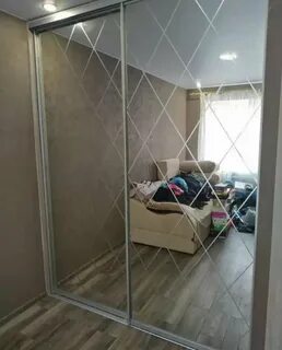 Шкаф купе ромбы