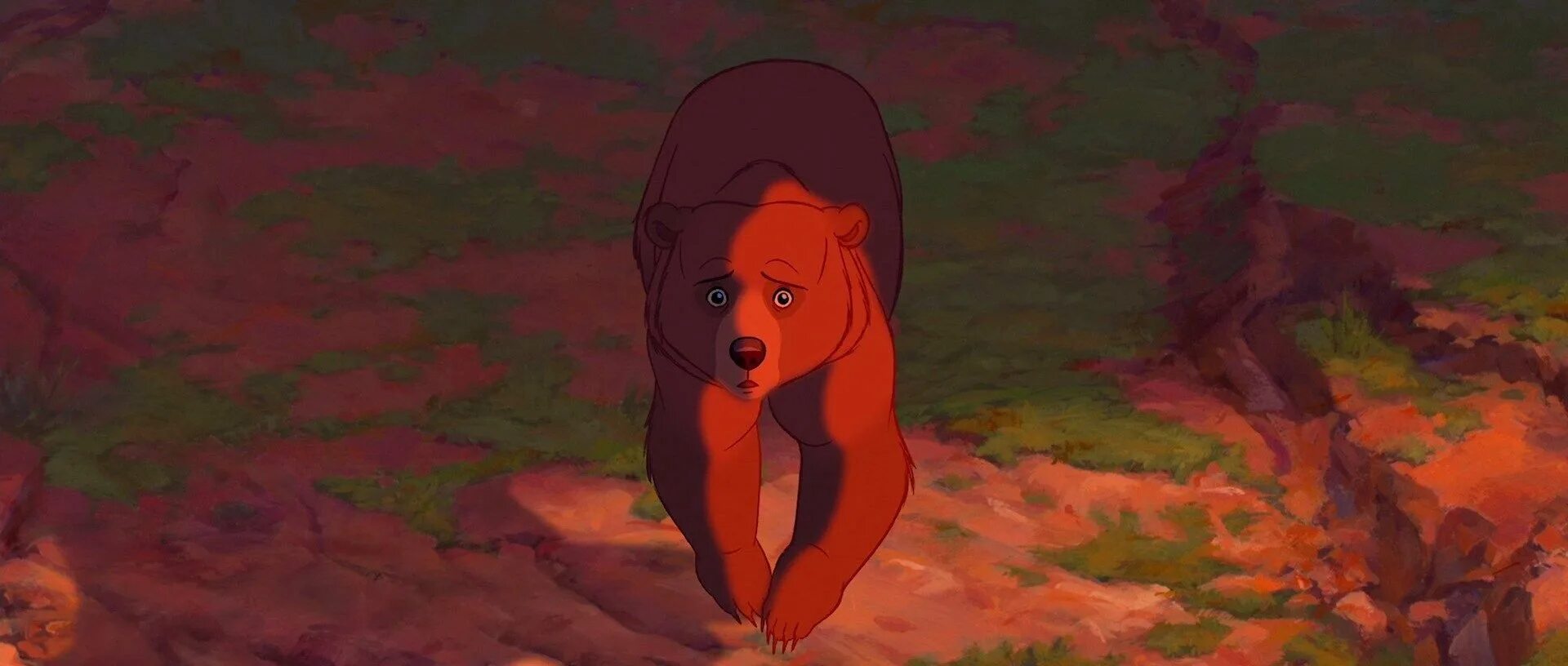 Братец Медвежонок Кенай. Братец Медвежонок и Бэмби. Brother Bear 2003 screencaps.