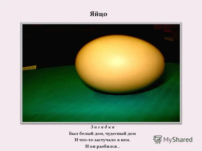 загадка про яйцо