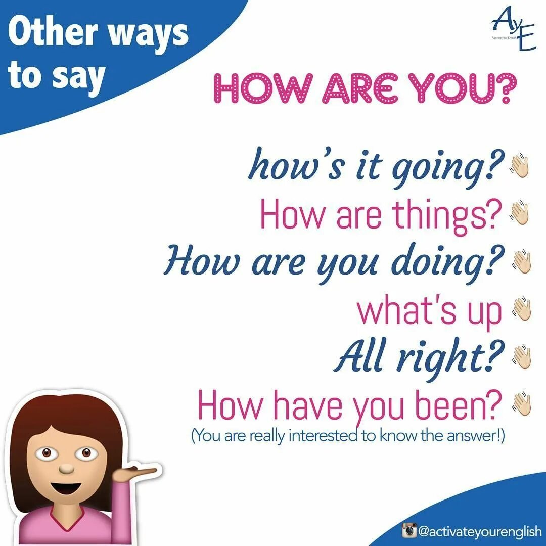 Different ways to say how are you. Other ways to say how are you. Ways to say how are you. Как ответить на how are you на английском. How are you reply