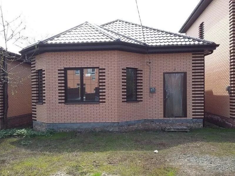 Дом 85 кв. Коттедж 85 кв.м. одноэтажный дом в ростове на дону. зрелищная улица ростов на дону. г. ростов-на-дону, ул. грациозная, дом 85а.