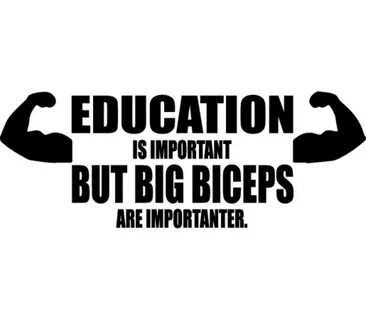 Education is important