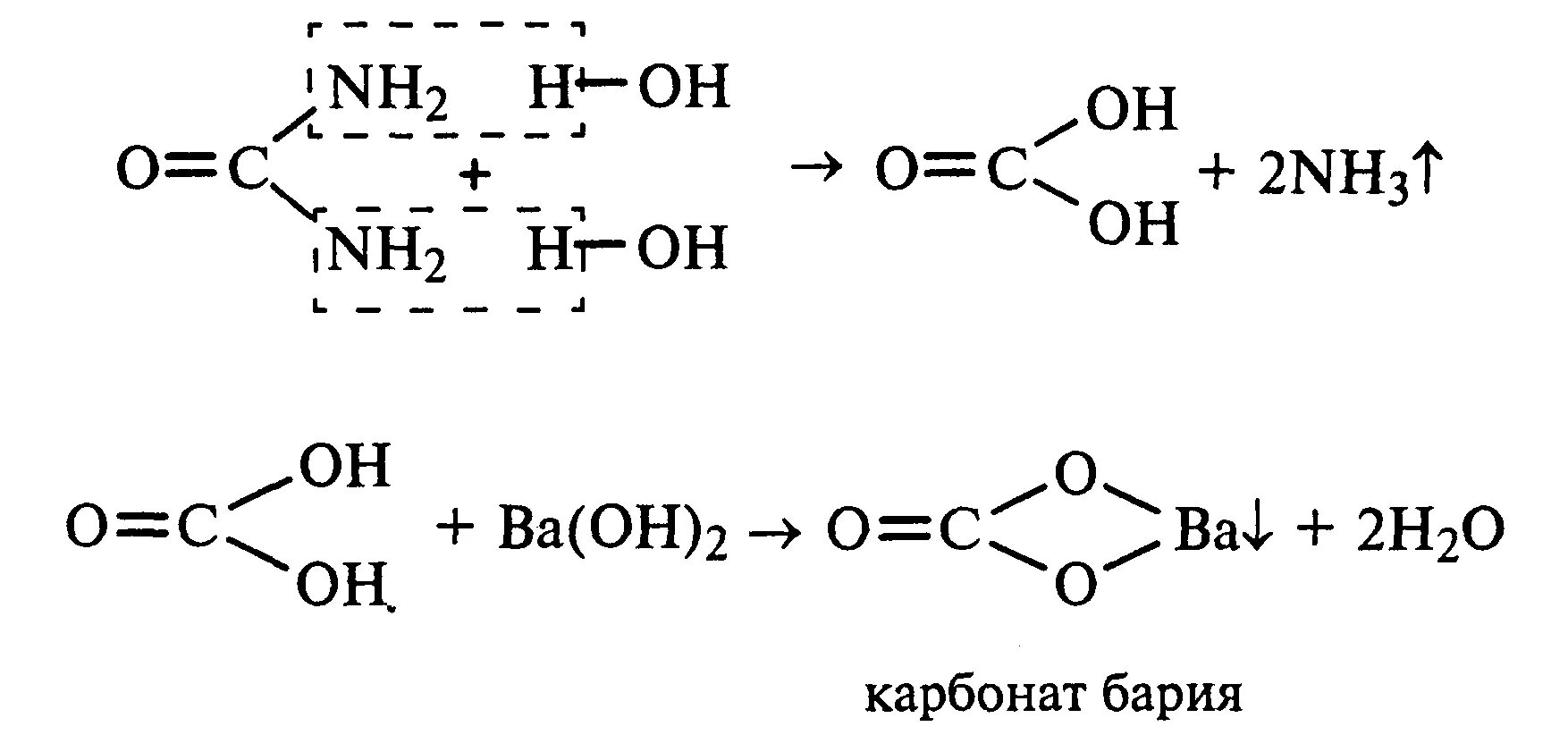 Гидролиз гидроксида бария. Реакция гидролиза мочевины. Мочевина баритовая вода реакция. Реакция карбамида с щелочью. Гидролиз мочевины уравнение реакции.
