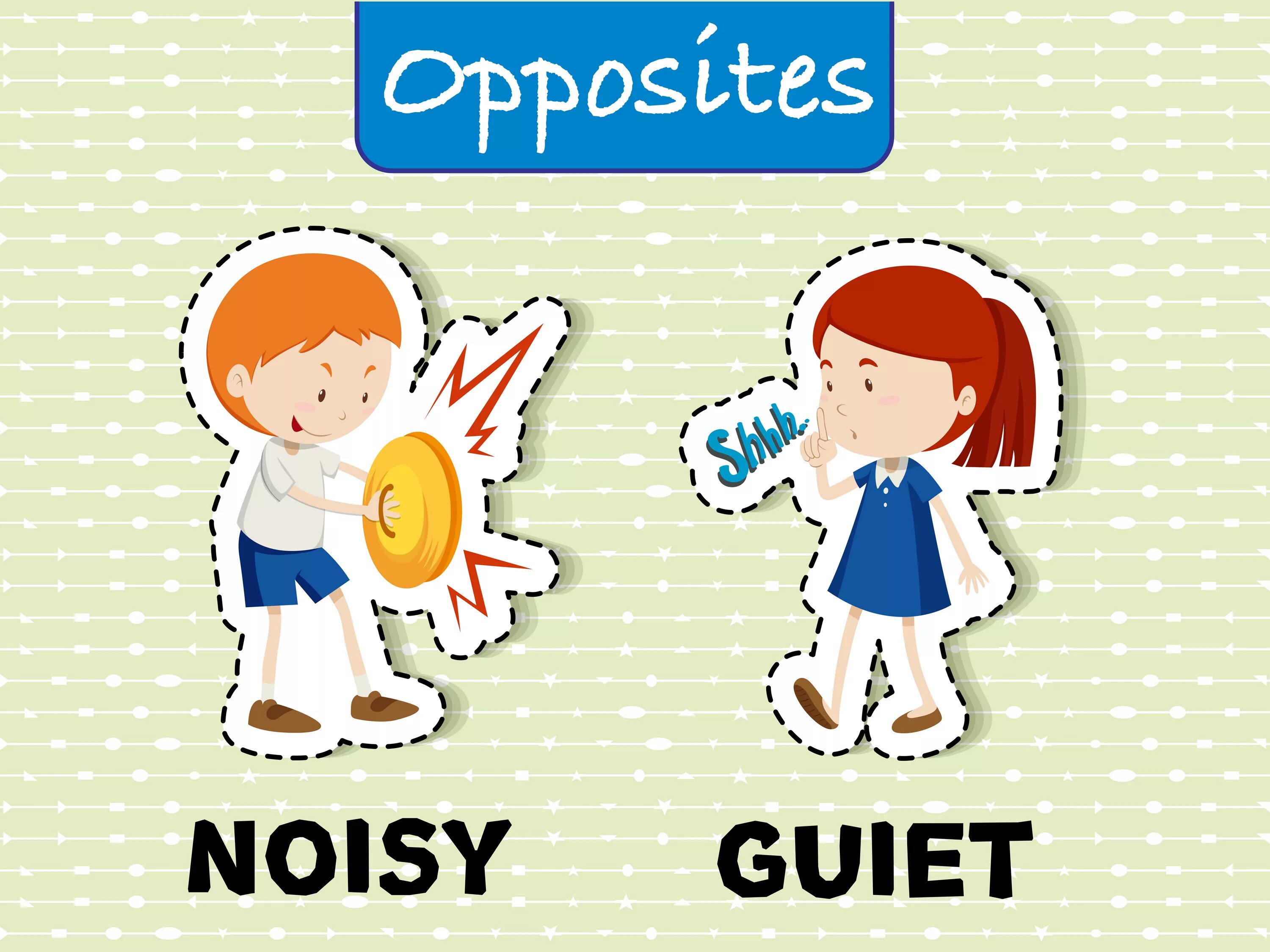 Opposites для детей. Noisy картинка для детей. Картинки Noisy quiet. Quiet слово. Adjectives noisy