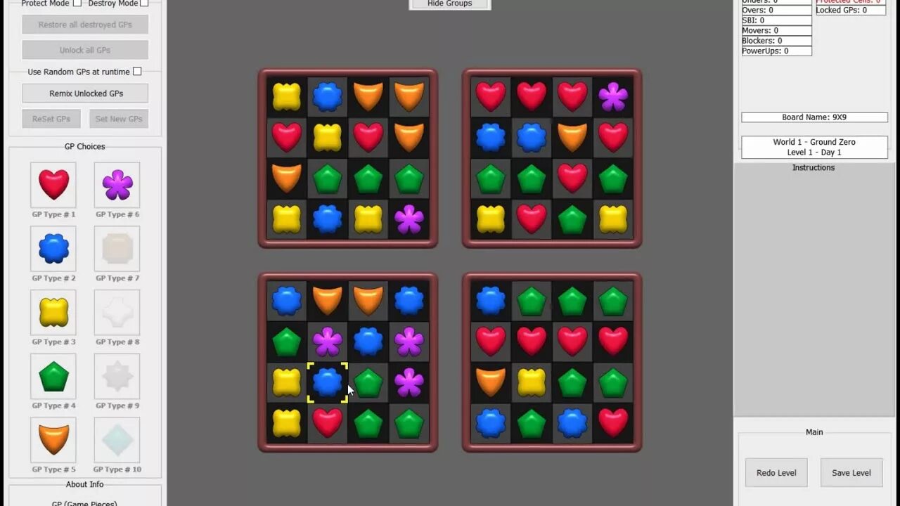 Load level. Match 3 редактор. Cube Block режим испытание собрать цветы. Move Blocks Mode. On load Level.