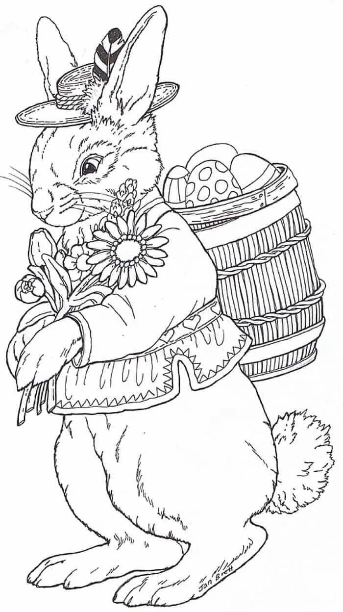 Рисунок пасхального кролика