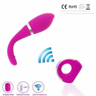 YomeGarden Wearable Wireless Remote Control Bullet Egg Vibrator with Heatin...