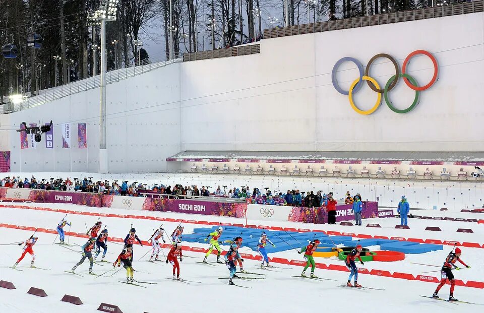 Олимпийские игры в Сочи 2014 биатлон. Биатлон Сочи.