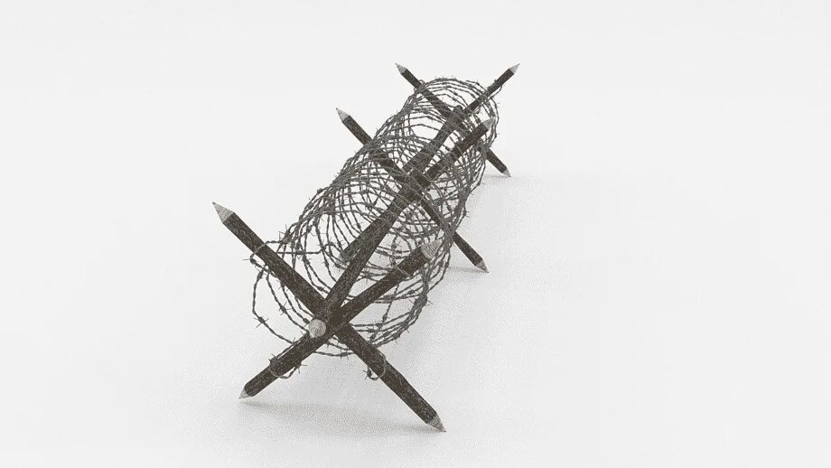 Мод на колючую проволоку. Колючая проволока 3д модель. barb wire obstacle 3д модель. колючая проволока 3d модель. 3д модели для проволоки.
