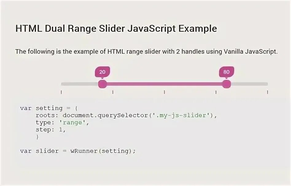 Range script. Highlight text. Input type range. Join javascript. Javascript + css range slider.