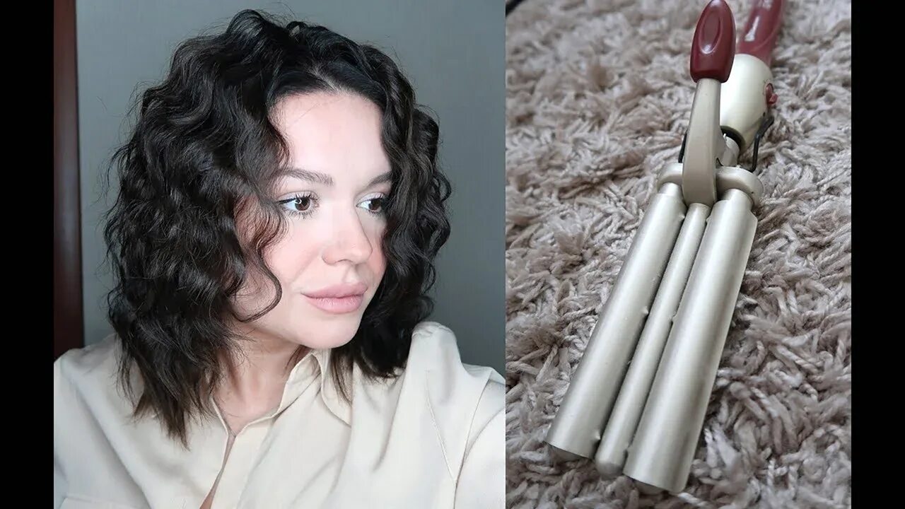 Прическа на средние волосы плойкой. Тройная плойка на короткие. Прически с плойкой на короткие волосы. Babyliss easy waves. Babyliss easy waves.