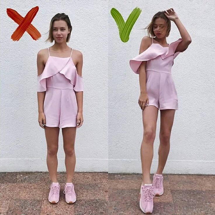 Почему девушка стоит