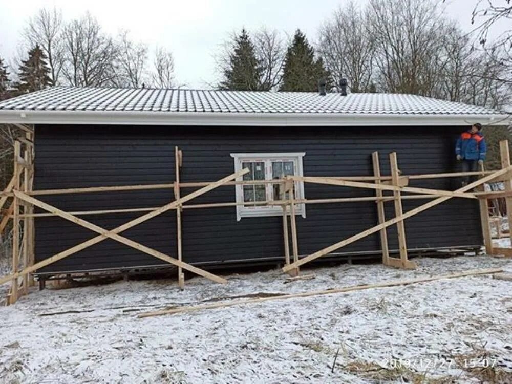 Оставить на зиму каркасный дом