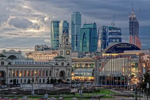 Киевский вокзал до парка горького