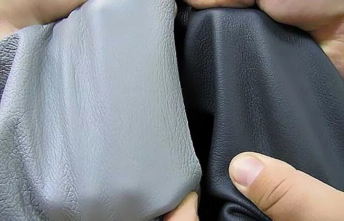 срез натуральной кожи. срез натуральной кожи. прессованная натуральная кожа.