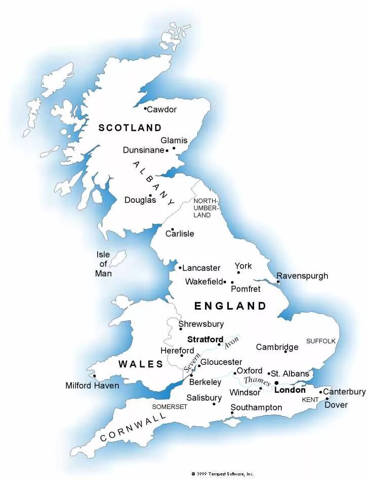 Карта Англии и Великобритании контурная. Контурная карта Великобритании с городами. Карта Великобритании белая. Контурная карта Великобритании для печати.