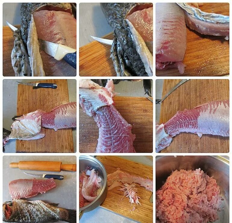 Щука чулком