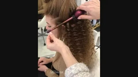 Волос завивка локон щипец