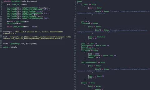 Php array name