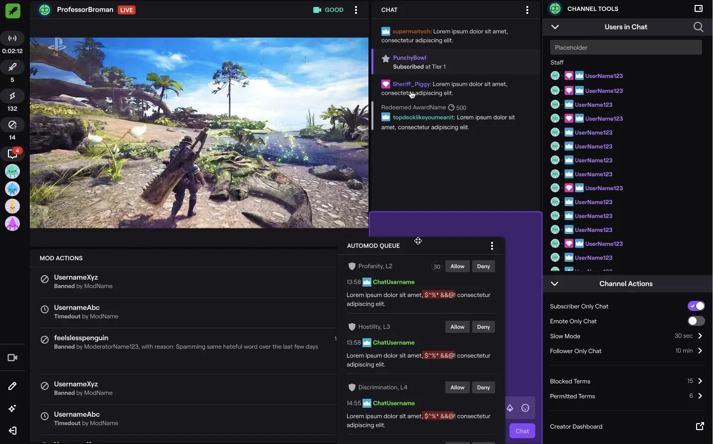 View chat