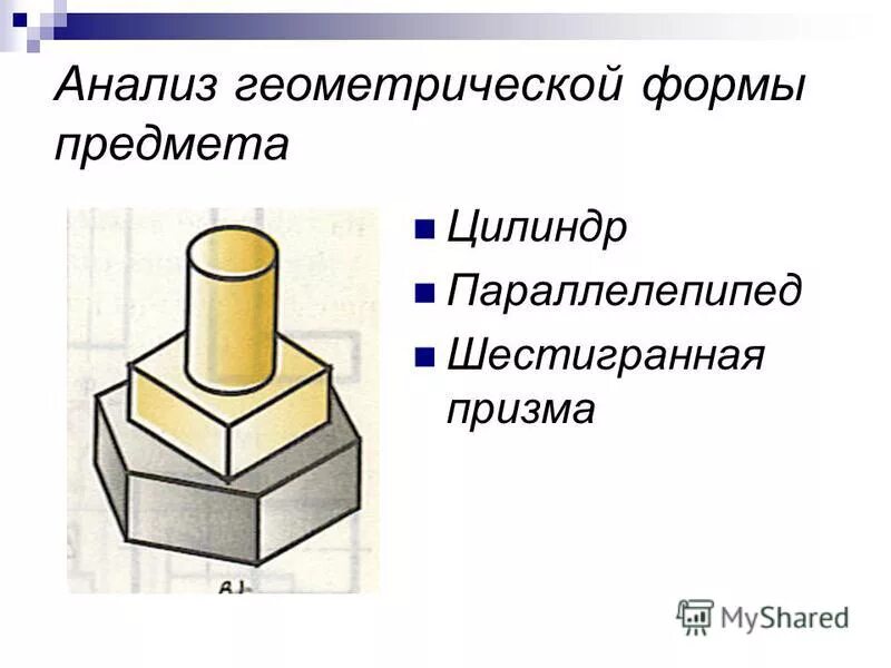 анализ геометрической формы детали