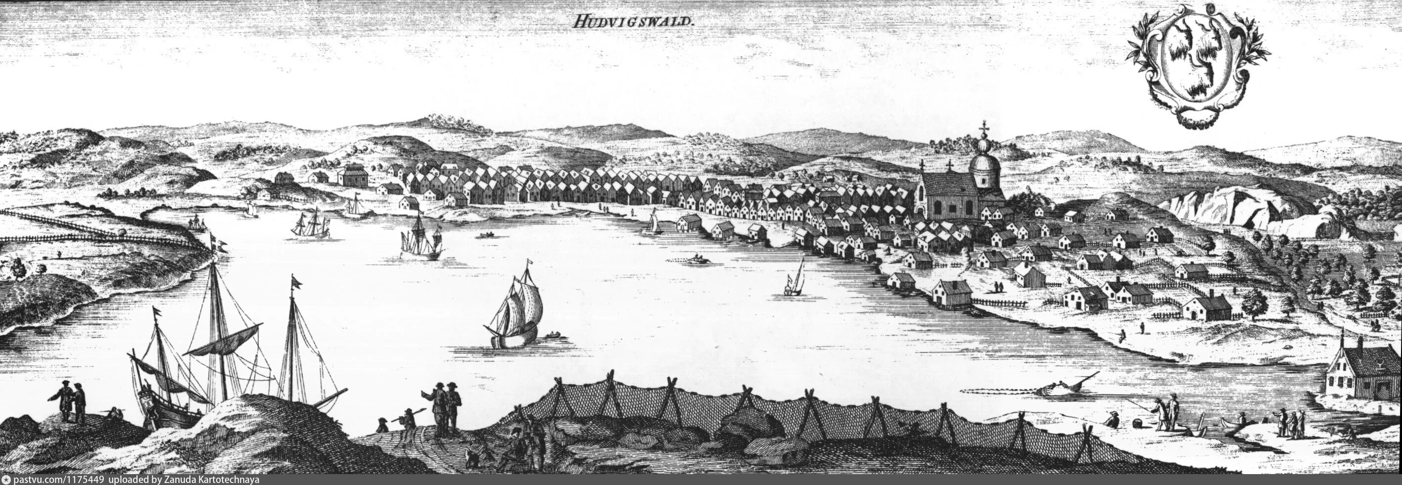 1700 р. Иггесунд город. Швеция картинки для детей.