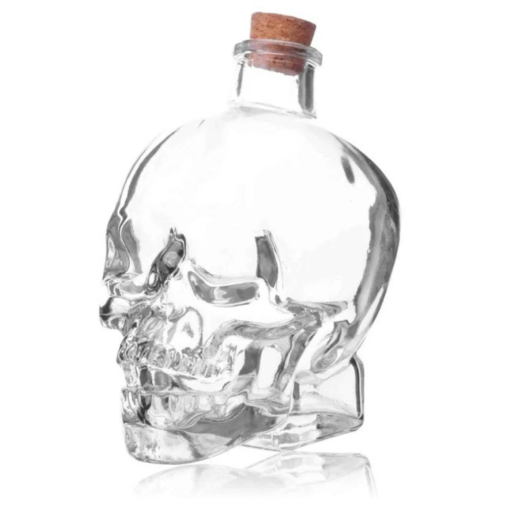 Купить стеклянную бутылочку. Бутылка 1л стеклянная череп CRM. Бутылка в виде черепа. Необычные бутылки. Стеклянные бутылки в форме черепа.