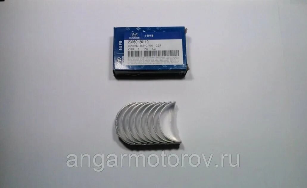 23060 2g100 Hyundai Kia. 23060-2g100. Hyundai / Kia 23060 2b002. G4na вкладыши шатунные 0.25.