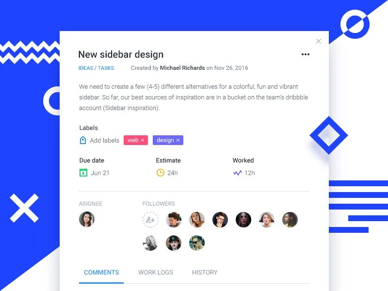 Tasks for details