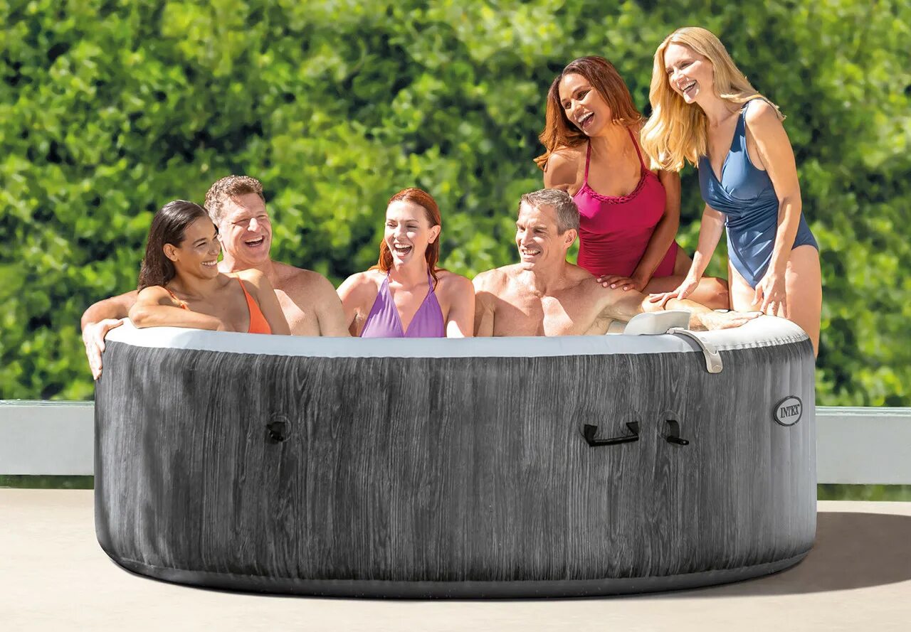 Intex purespa bubble therapy greywood deluxe. 28494 spa intex. Spa intex джакузи. Джакузи purespa. Amazon spa.
