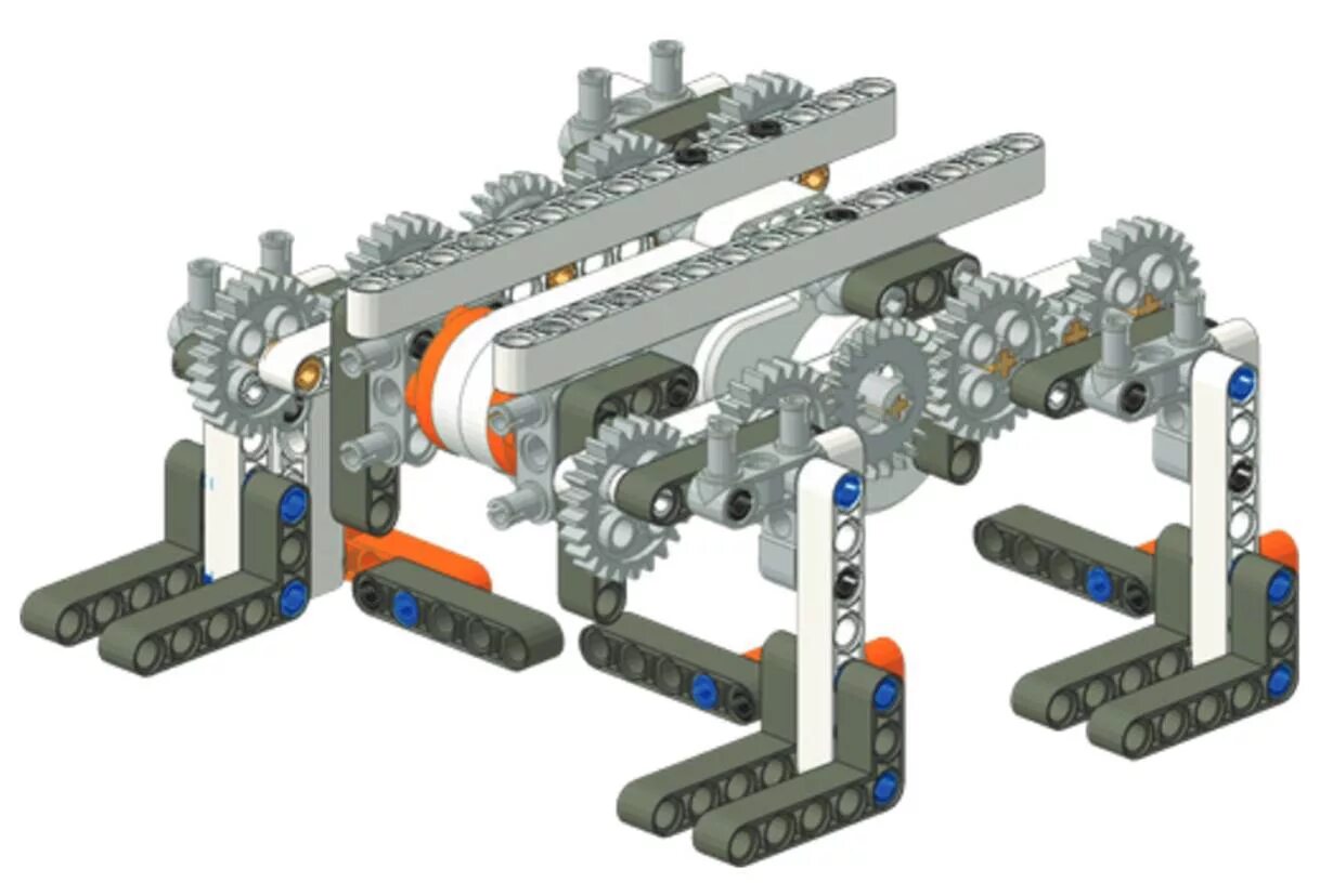 Робот шагоход ev3. Механическая передача робототехника